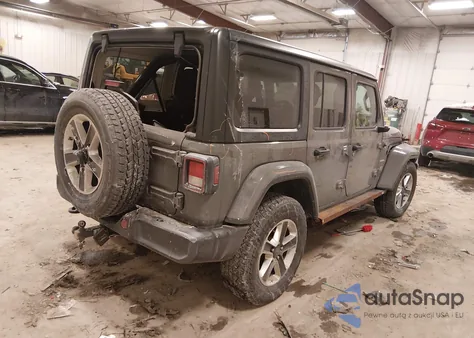2019 Jeep Wrangler Unlimited Sahara 4X4 z USA, uszkodzony, nr VIN 1C4HJXEG0KW610351